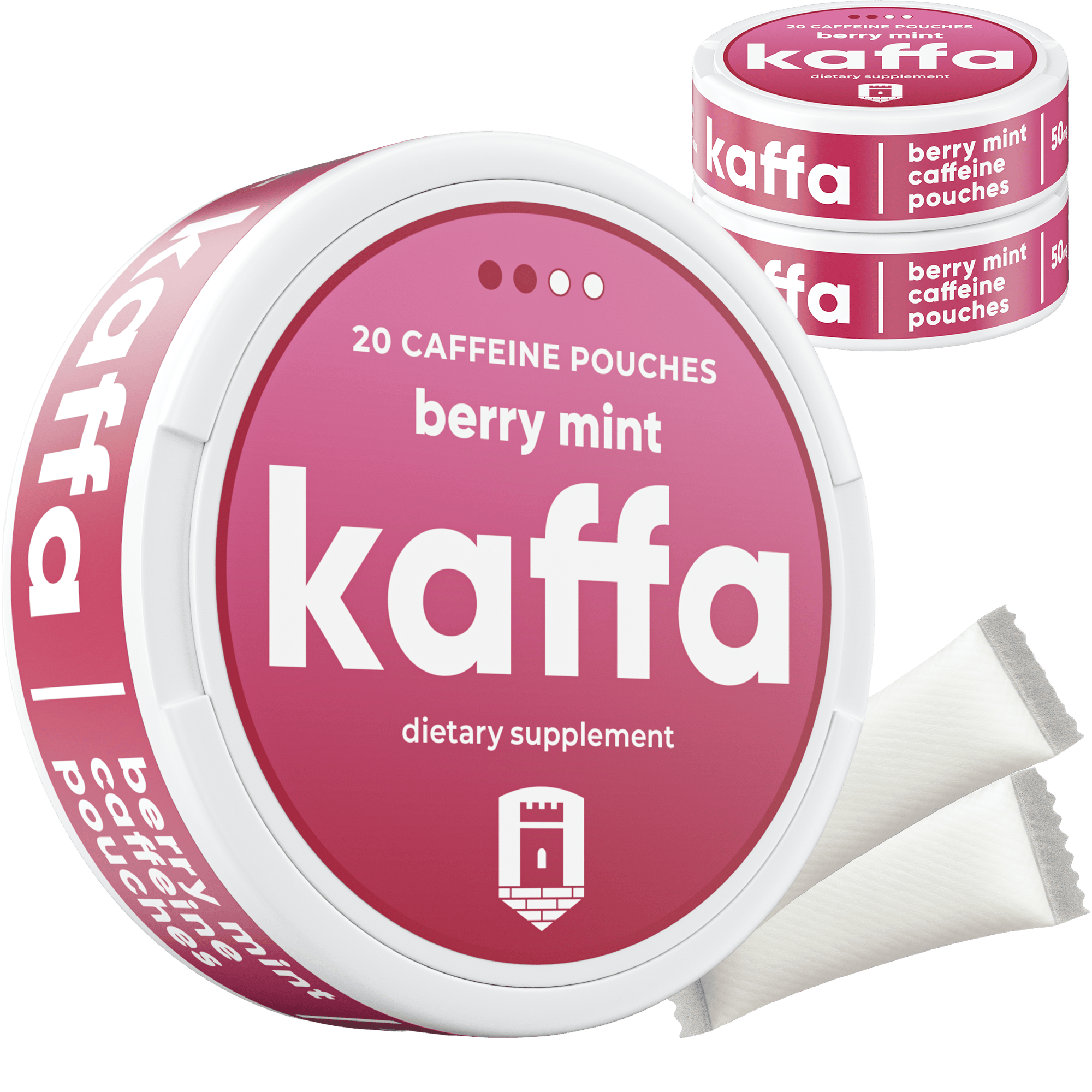 Kaffa Energy & Focus Pouches (3-Pack)